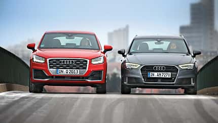 Audi A3 1.4 TFSI, Audi Q2 1.4 TFSI, Frontansicht
