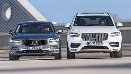 Volvo V90 D5 AWD, Volvo XC90 D5 AWD, Frontansicht
