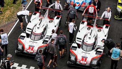 Porsche 919 Hybrid - Vortest - 24h-Rennen Le Mans 2017