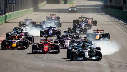 Start - GP Aserbaidschan 2017 - Baku