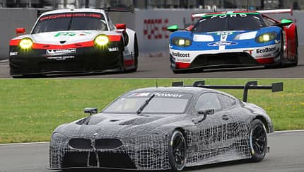 BMW M8 GTE - Porsche 911 RSR - Ford GT - LMGTE Pro 