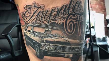 Chevrolet Impala Tattoo Haut Rocker Bruchsal