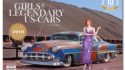 Girls & legendary US-Cars 2018 von Carlos Kella 