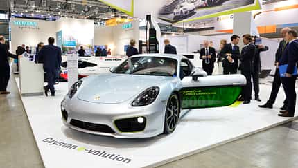Porsche Cayman e-volution - Sportwagen - Forschungsfahrzeug - Elektromotor