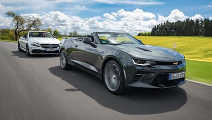 Chevrolet Camaro 6.2 V8 Cabrio Mercedes-AMG C63 Cabrio