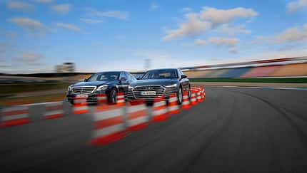Audi A8 50 TDI Quattro, Mercedes S 350 d 4Matic, Exterieur