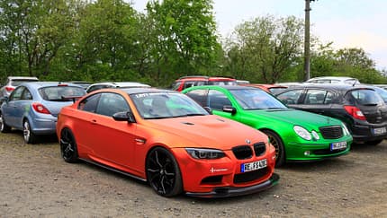 BMW M3 - Mercedes E-Klasse - Fan-Autos - 24h-Rennen Nürburgring 2018 - Nordschleife