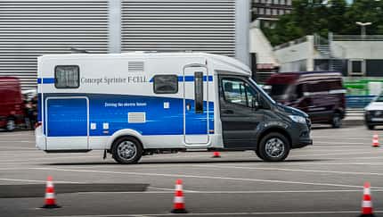 Mercedes Concept Sprinter F-CELL Wohnmobil Brennstoffzelle