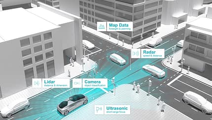 07/2018, Daimler und Bosch Autonome Tests in Kalifornien