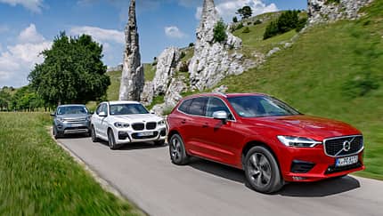 BMW X3 xDrive 30d, Land Rover Discovery Sport SD4, Volvo XC60 D5 AWD, Exterieur