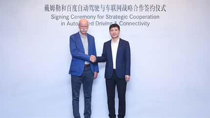 07/2018, Daimler Baidu Kooperation