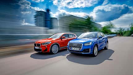 Audi Q2 2.0 TDI Quattro, BMW X2 xDrive 18d, Exterieur