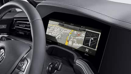 Bosch Curved Display gebogenes Kombiinstrument