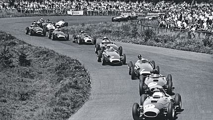 Mike Hawthorn - Ferrari D50 - GP Deutschland 1957 - Nürburgring - Startrunde