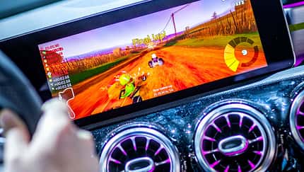 02/2019, Super TuxKart im Mercedes CLA