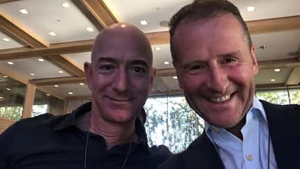 03/2019; Jeff Bezos und Herbert Diess