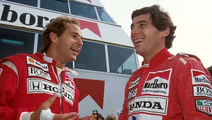 Gerhard Berger & Ayrton Senna - GP Portugal 1991