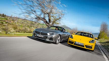 BMW Z4 M40i, Porsche 718 Boxster S, Exterieur