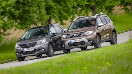 Dacia Duster TCE 130 Prestige, Peugeout 2008 Puretech 130 Allure, Exterieur