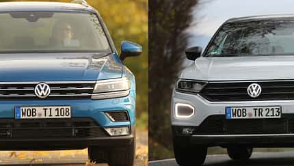 Entweder ODER Vergleich VW Volkswagen Tiguan T-Roc SUV
