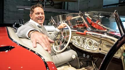 Mit Gorden Wagener im Mercedes-Museum