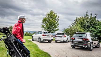 BMW X3 xDrive 30d, Mercedes GLC 300 d 4Matic, Volvo XC60 B5 AWD, Exterieur