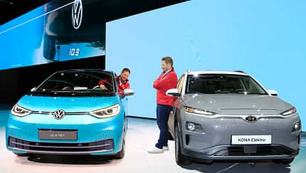 Messevergleich VW ID.3 gegen Hyundai Kona Elektro
