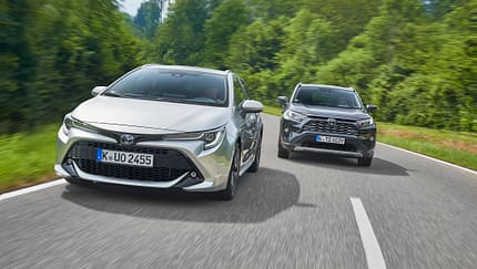 Toyota Corolla TS 2.0 Hybrid, Toyota RAV4 2.5 Hybrid, Exterieur