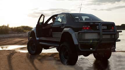 Russland Mercedes S500 Offroad 4X4 Umbau