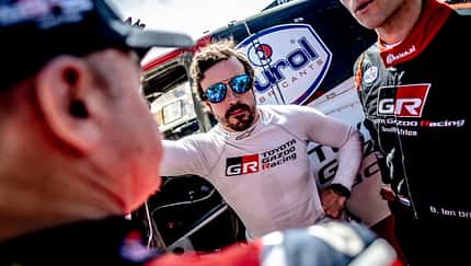 Fernando Alonso - Toyota - Rallye Marokko