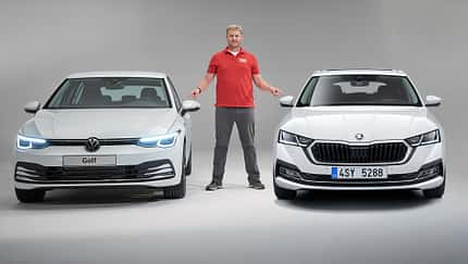 Vergleich VW Golf 8 gegen Skoda Octavia 2020