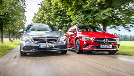 Mercedes C 200, Mercedes CLA 200, ams_2019_25, Exterieur