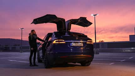 Tesla Model X Maximale Reichweite, Exterieur