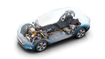12/2019, Audi E-Tron Antriebstechnik Illustration