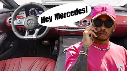 Lewis Hamilton Vegan Cockpit Mercedes