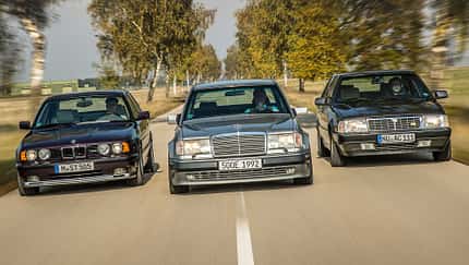 BMW M5 E34 Lancia Thema 8.32 Mercedes 500E