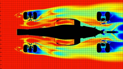 F1-Technik - CFD-Modell -Haas VF-18 - 2019