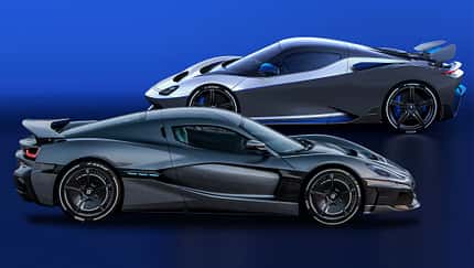 Kaltvergleich Genf 2020 Rimac C_Two Pininfarina Battista Anniversario