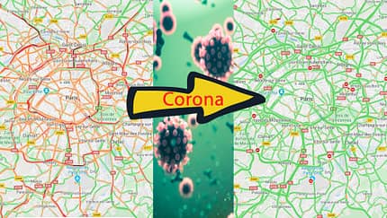 Google Maps Corona