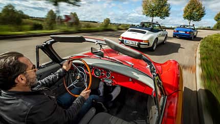 Klassische Porsche Cabriolets, Exterieur