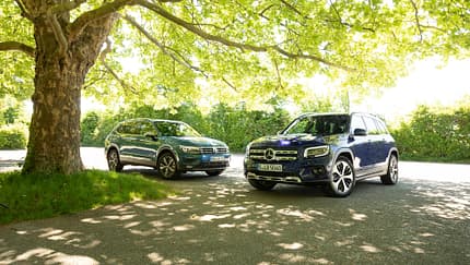 Mercedes GLB 200, VW Tiguan Allspace 1.5 TSI, Exterieur