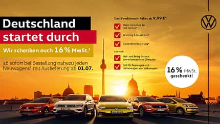 VW Mehrwertsteuer-Aktion