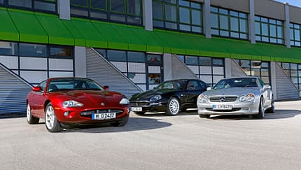 Jaguar XK8 Coupé, Maserati Coupé Cambiocorsa, Mercedes-Benz SL 500, Exterieur