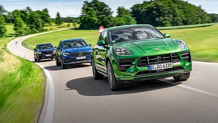 BMW X3 M40i, Mercedes AMG GLC 43 4Matic, Porsche Macan GTS, Exterieur