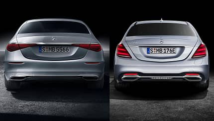 09/2020, Mercedes S-Klasse W 223 vs. W 222