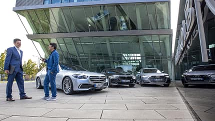 Mercedes S-Klasse vs Audi A8 und BMW 7er