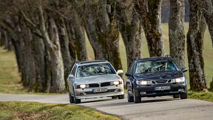 Mitsubishi Sigma 3.0 V6 Kombi, 1995, Saab 9-5 2.3t SportCombi, 1999