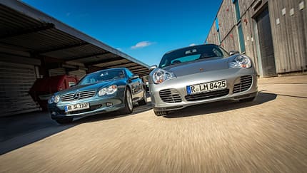 Mercedes-Benz SL, R 230, (2001-2011), Porsche 911, Typ 996 (1997-2004)