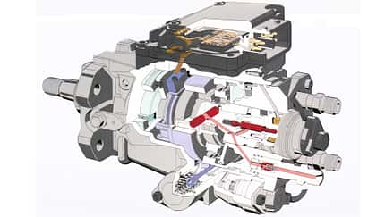 Elektronische Diesel-Verteilereinspritzpumpe prüfen