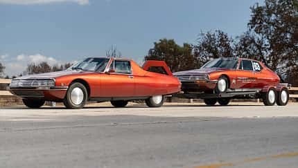1973er Citroën SM Custom Pickup und 1972er Citroën SM Land Speed Racer